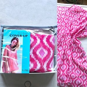 Beach and Pool Swim Cover-Up with Carry Bag